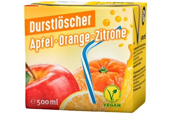 Durstlöscher Apfel-Orange-Zitrone 500ml