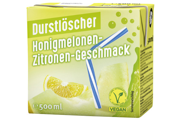 Durstlöscher Honigmelone-Zitrone 500ml