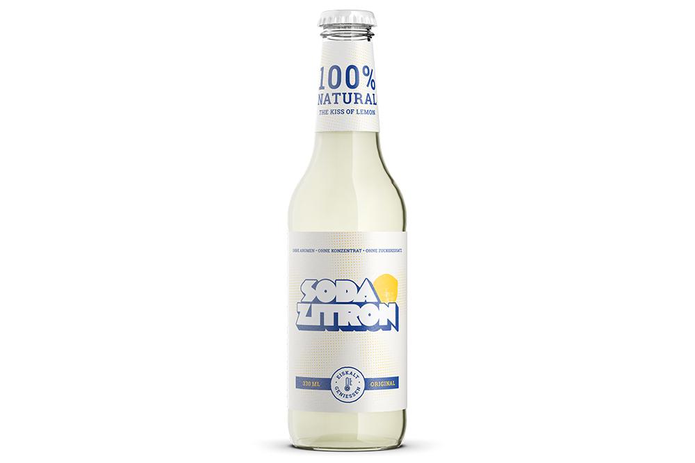 Soda Zitron 330ml Glasflasche