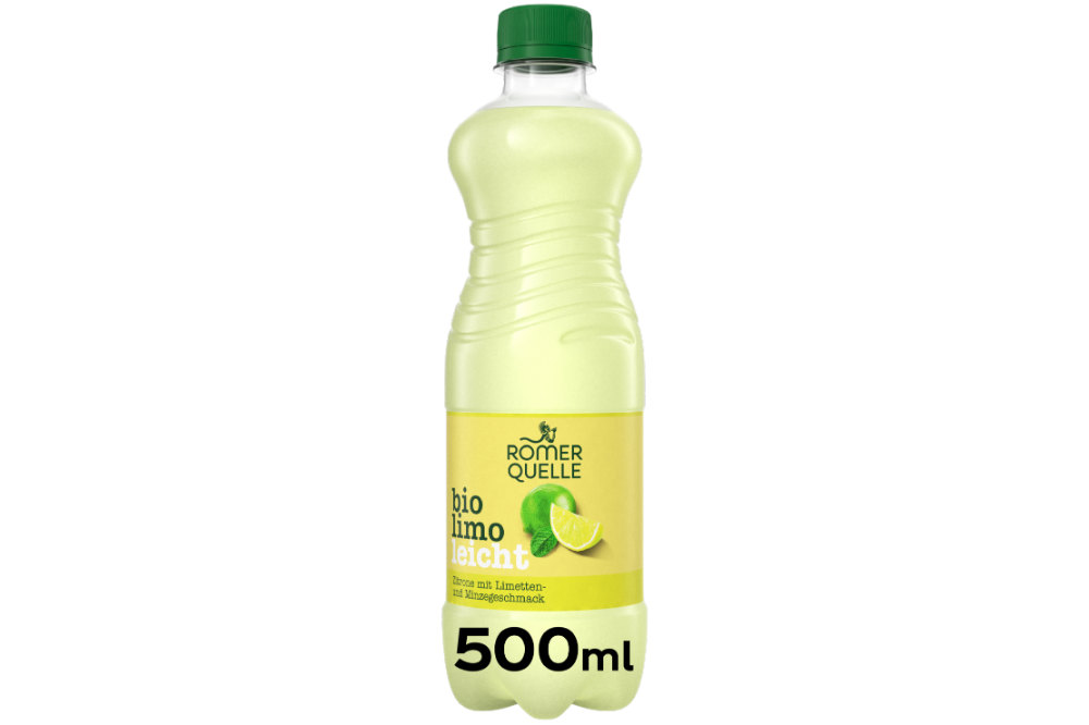 Römerquelle Biolimo Zitrone Limette Minze 500ml PET-Flasche (EWP)