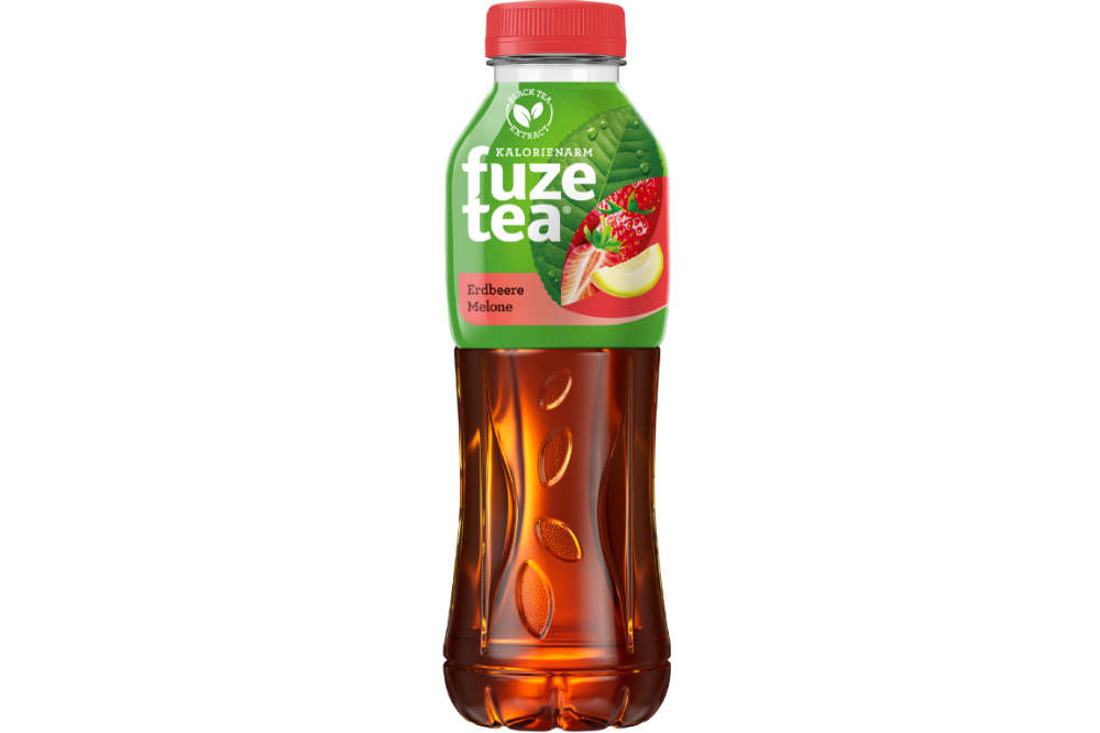 Fuzetea Black Eistee Erdbeere Melone 500ml PET-Flasche (EWP)