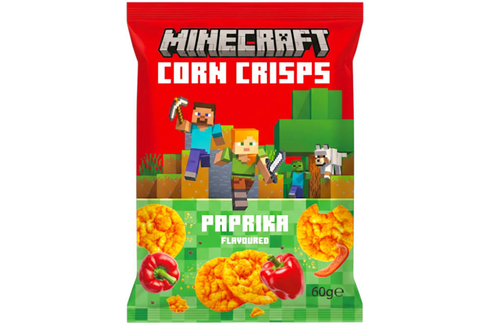 Minecraft Corn Crisps Paprika 60g