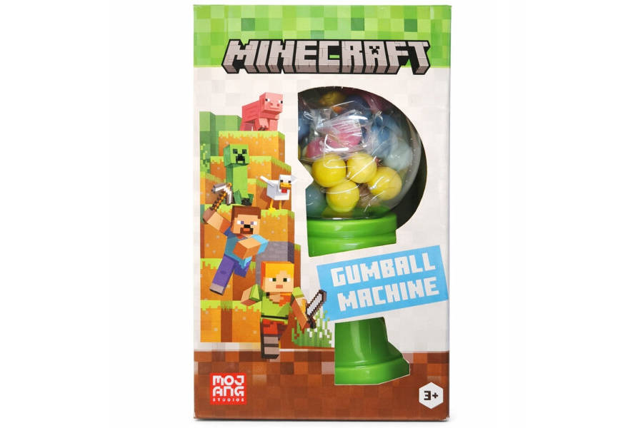 Minecraft Gummball Machine 100g