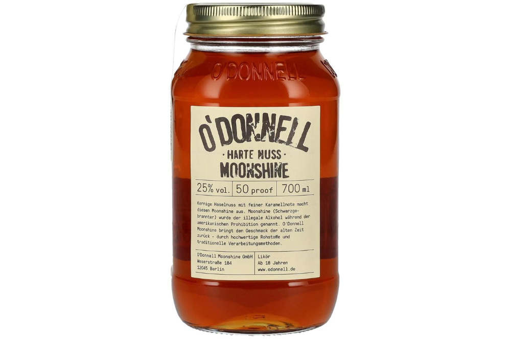 O'Donnell Moonshine Tough Nut (ALC 25% VOL) Glas-EW 700ml