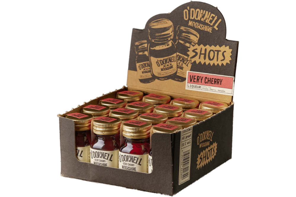 O'Donnell Moonshine Very Cherry Micros (ALC 20% VOL) Glas-EW 20ml