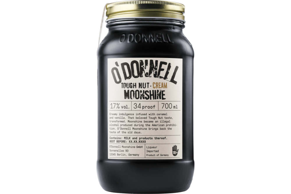 O'Donnell Moonshine Tough Nut Cream (ALC 17% VOL) Glas-EW 700ml