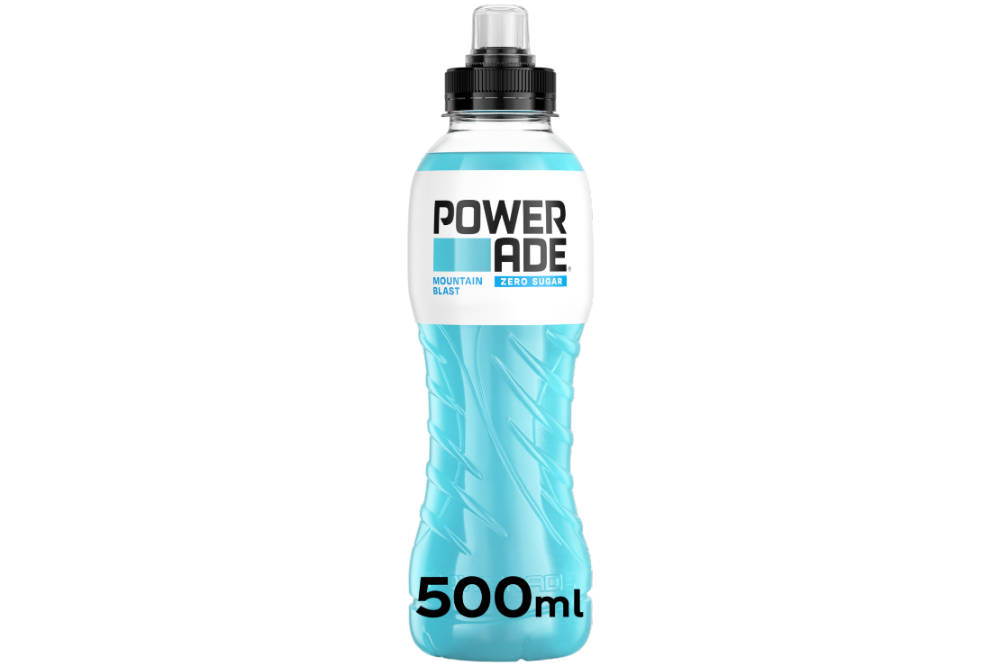 Powerade Mounatin Blast Zero 500ml PET-Flasche (EWP)