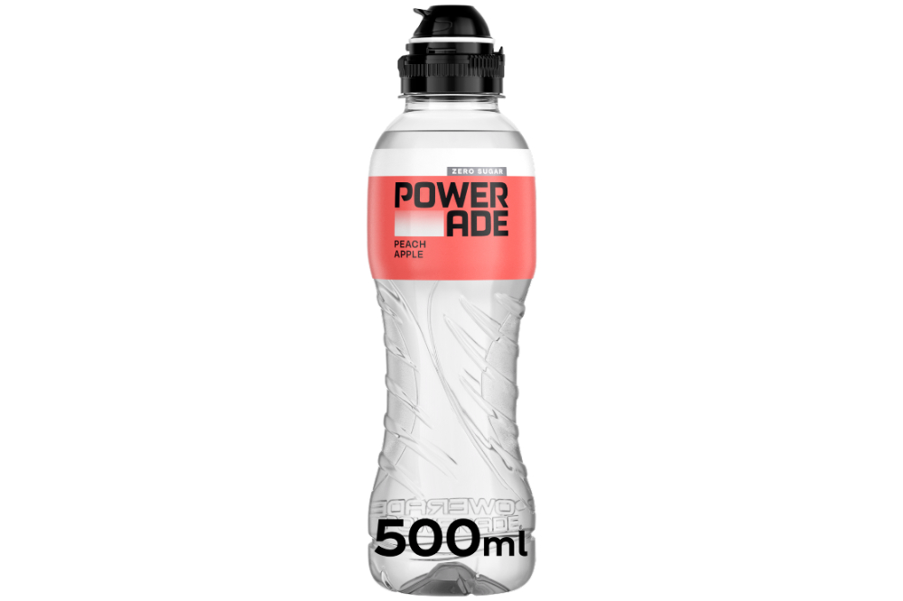 Powerade Active Water Peach Apple 500ml PET-Flasche (EWP)