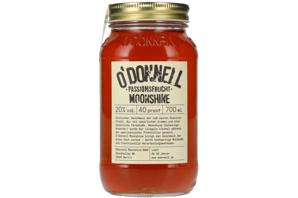 O'Donnell Moonshine Passion Fruit (ALC 20% VOL) Glas-EW 700ml