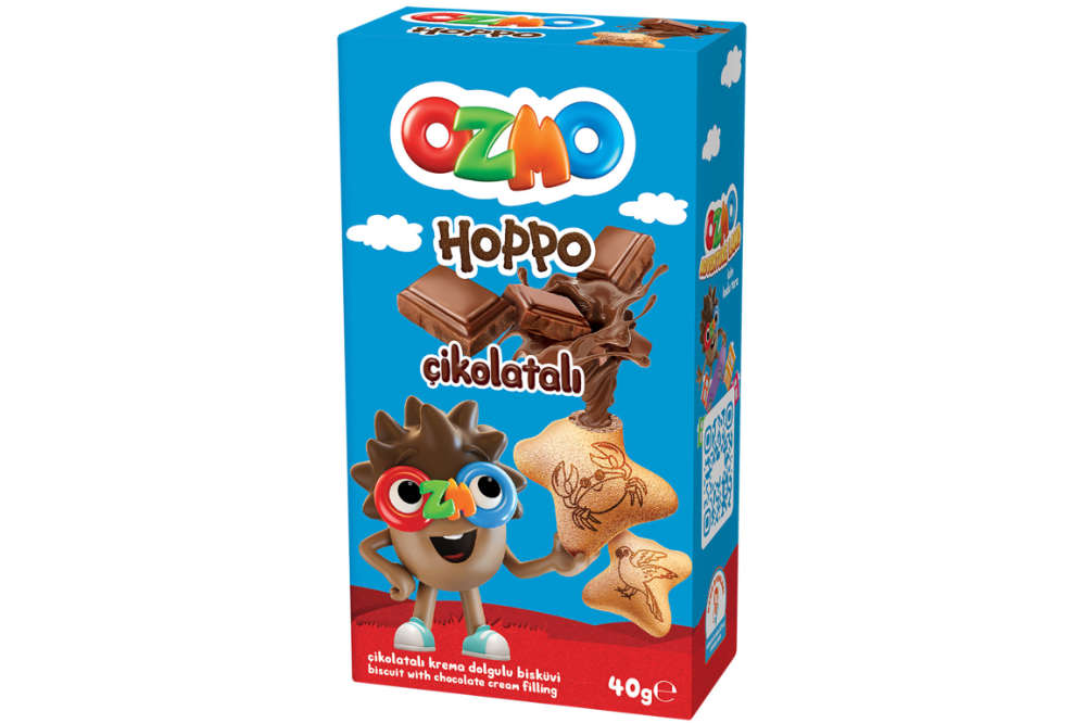 Ozmo Hoppo Biscuit mit Schokocremefülle 40g