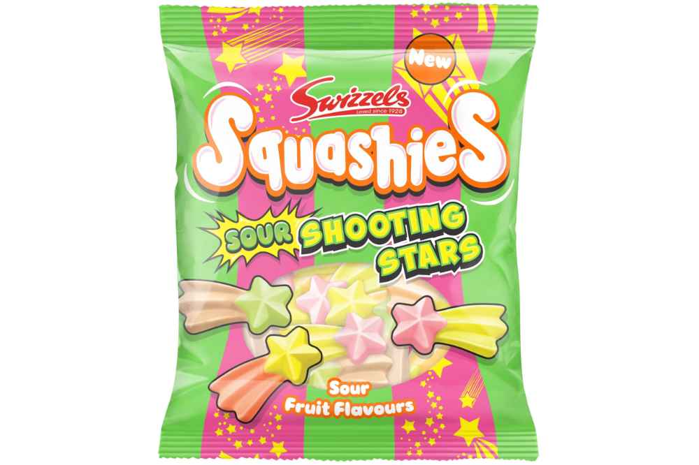 Squashies Sour Shooting Stars 100g
