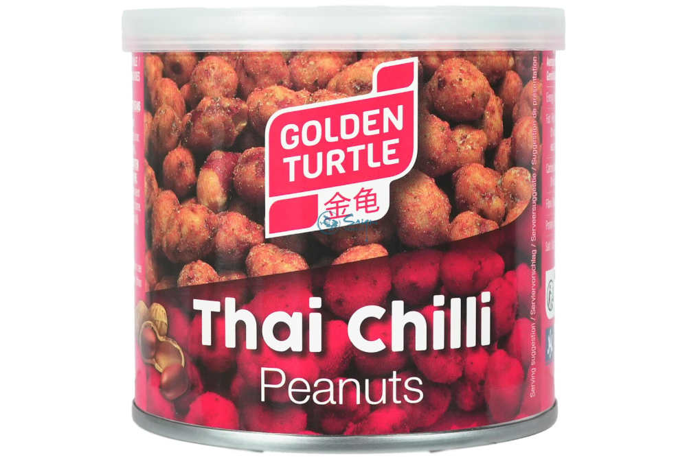 Golden Turtle Thai Chilli Peanuts 140g (Dose)