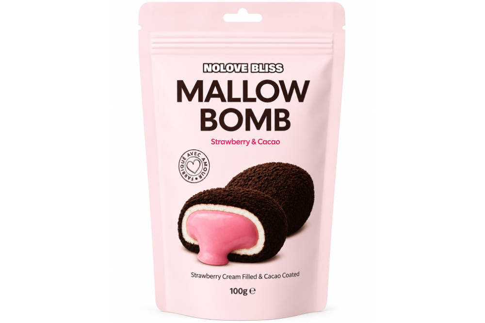 NOLOVE Mallow Bomb Strawberry & Cacao 100g