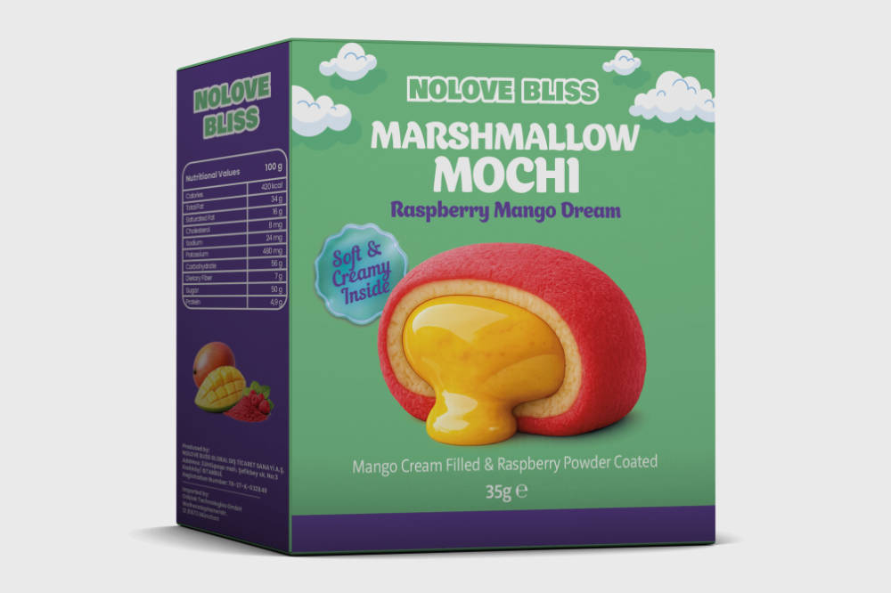 NOLOVE Marshmallow Mochi Raspberry Mango Dream 45g