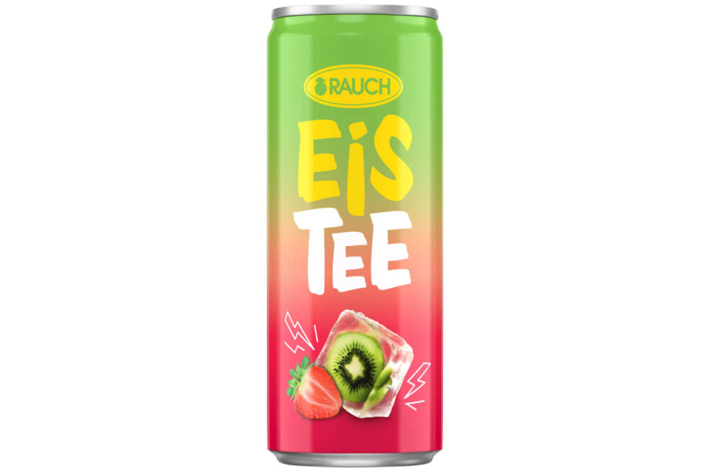Rauch Eistee Erdbeer Kiwi Dose 0,33l (EWP)