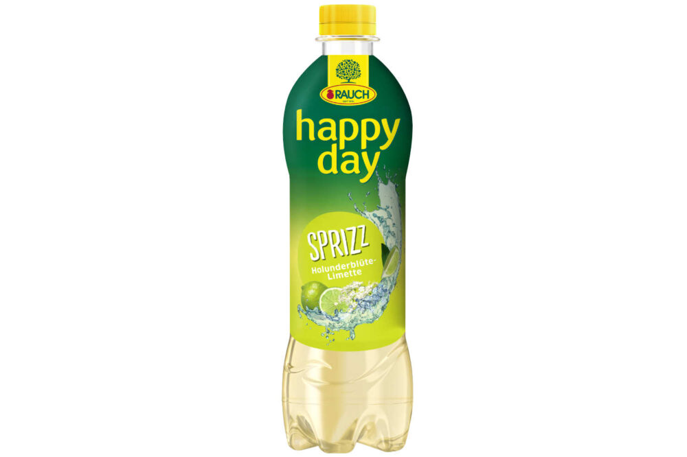 Happy Day Holunder Limette Sprizz PET 0,5l (EWP)
