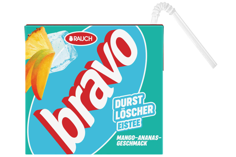 Rauch Durstlöscher Eistee Mango-Ananas 0,5l (Tetra)