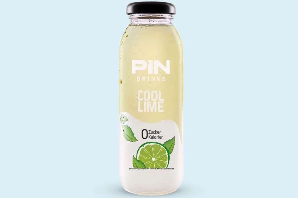 PIN Drinks Cool Lime 250ml Glasflasche