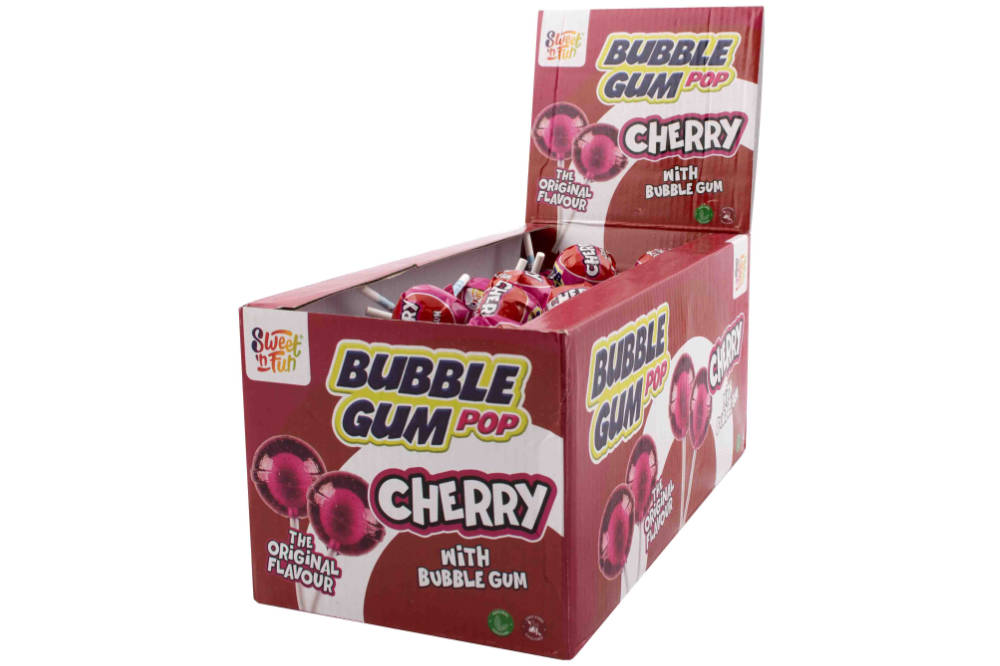 Bubble Gum Pop Cherry 100 x 15g