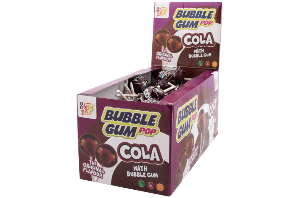 Bubble Gum Pop Cola 100 x 15g