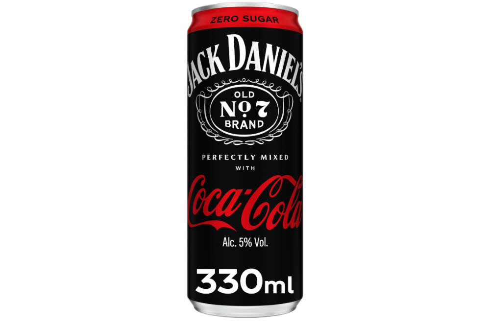 Jack Daniel's & Coca-Cola Zero 330ml Dose alc 5% vol (EWP)