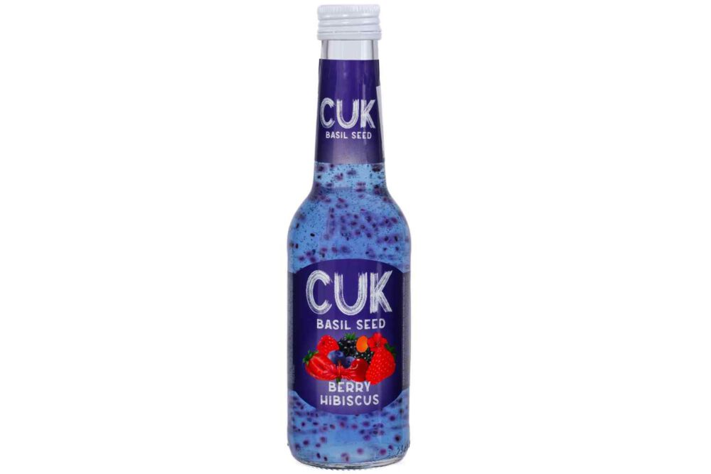 CUK Basil Seed Berry Hibiskus 250ml Glasflasche
