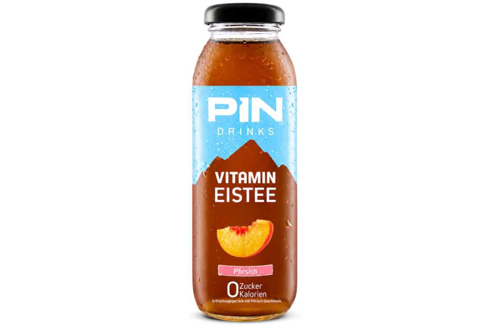 PIN Drinks Vitamin Eisteee 250ml Glasflasche