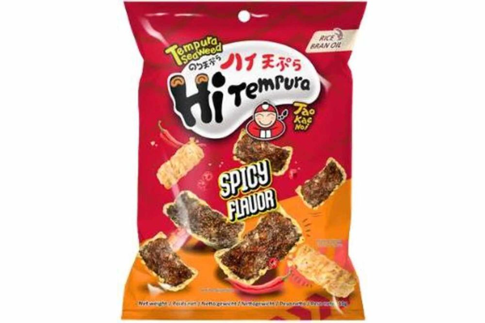 Tempura Fried Seaweed Snack Spicy Flavor 40g