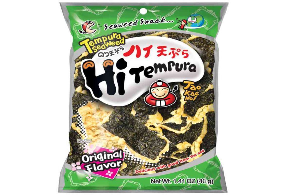 Tempura Fried Seaweed Snack Original Flavor 40g