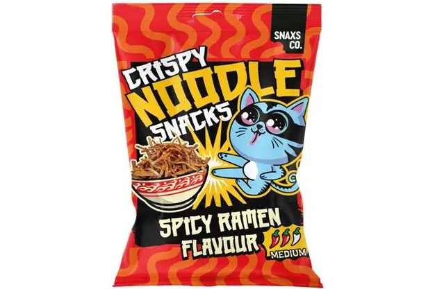 Crispy Noodle Snacks Spicy Ramen Flavour 60g